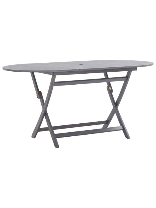 Skládací zahradn ístůl 160 x 85 x 75 cm masivní akáciové dřevo