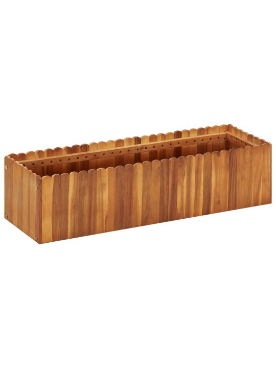 Zahradní vyvýšený záhon 100 x 30 x 25 cm masivní akáciové dřevo