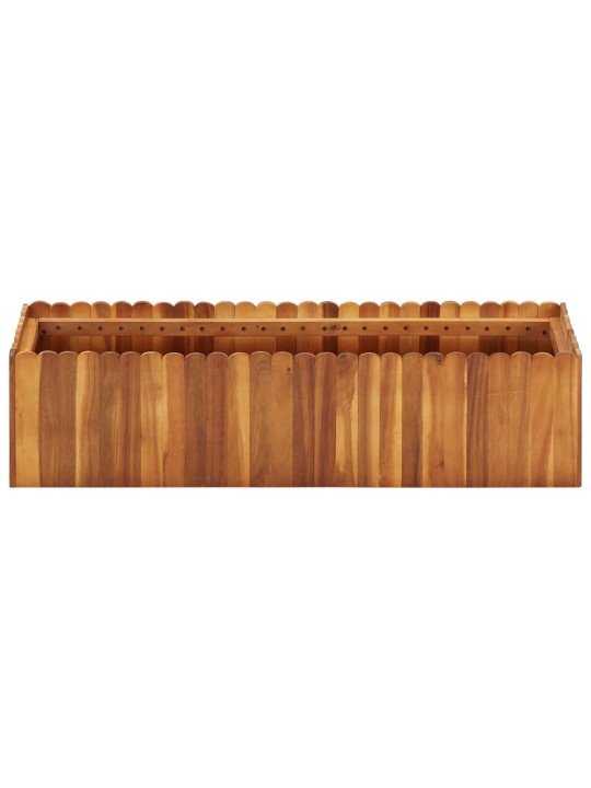 Zahradní vyvýšený záhon 100 x 30 x 25 cm masivní akáciové dřevo