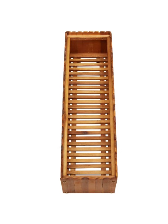 Zahradní vyvýšený záhon 100 x 30 x 25 cm masivní akáciové dřevo