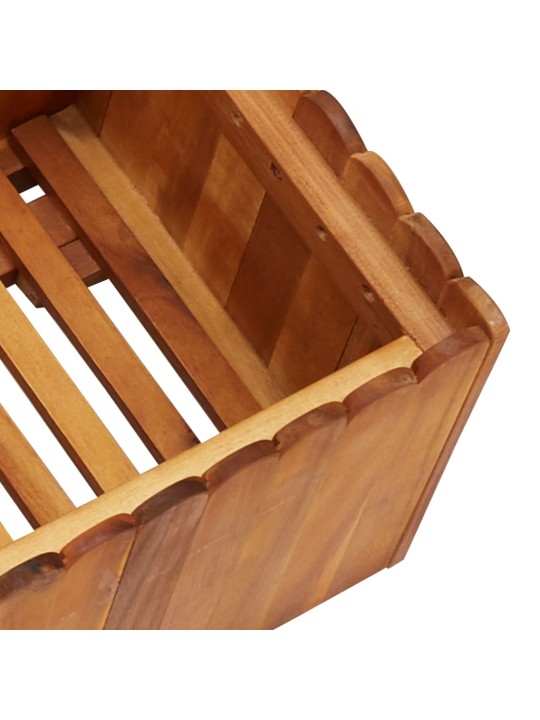 Zahradní vyvýšený záhon 100 x 30 x 25 cm masivní akáciové dřevo