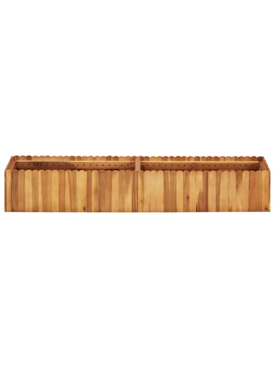 Zahradní vyvýšený záhon 150 x 30 x 25 cm masivní akáciové dřevo