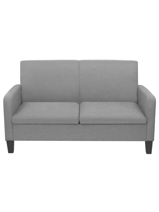 2dílná sedací souprava textil světle šedá