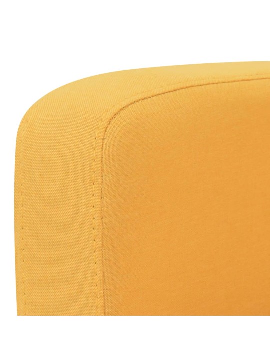 2dílná sedací souprava textil žlutá
