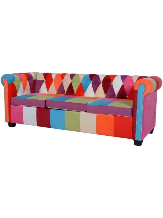 2dílná sedací souprava chesterfield textil