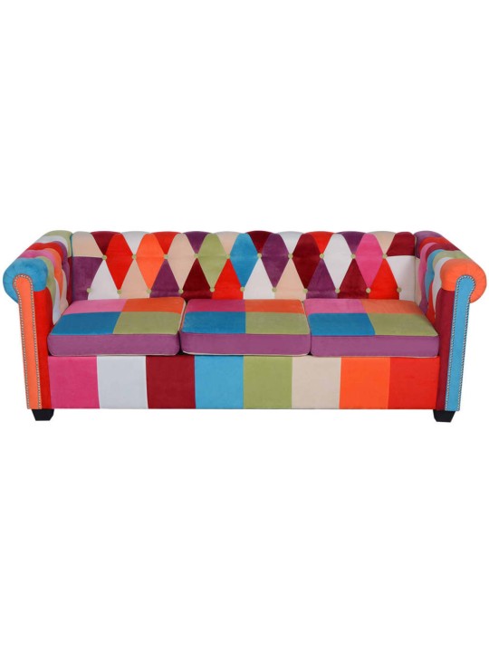 2dílná sedací souprava chesterfield textil