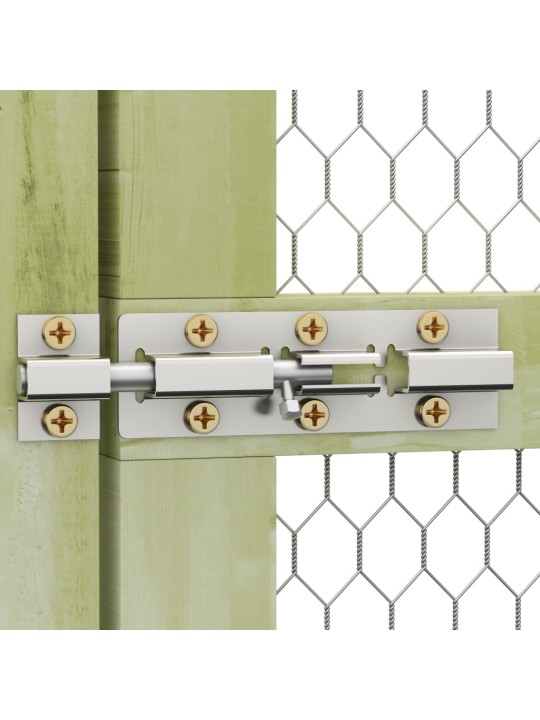 Klec pro kuřata 1,5 x 6 x 1,5 m impregnovaná borovice