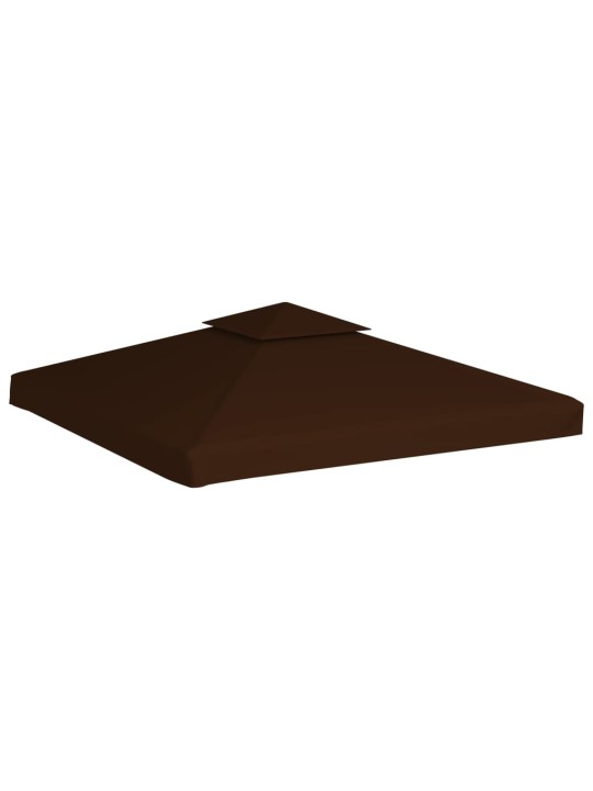Náhradní střecha na altán 310 g/m² 3 x 3 m hnědá