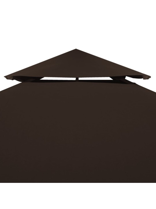 Náhradní střecha na altán 310 g/m² 3 x 3 m hnědá