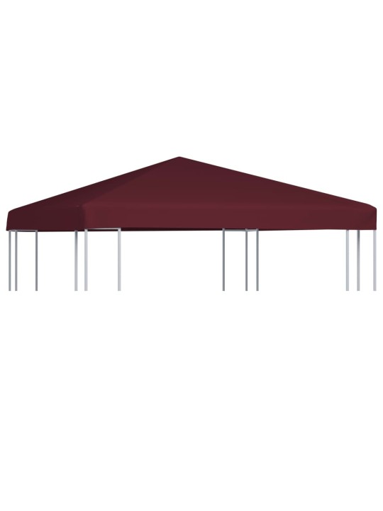 Střecha na altán 310 g/m² 3 x 3 m vínová