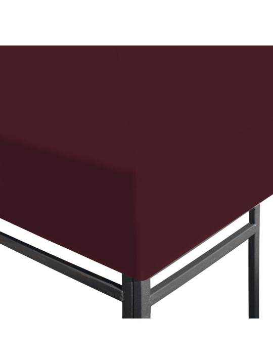 Střecha na altán 310 g/m² 3 x 3 m vínová