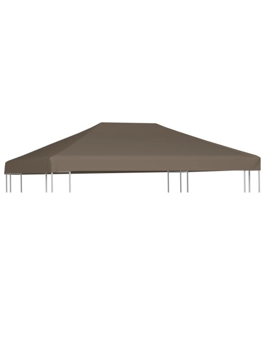 Střecha na altán 310 g/m² 3 x 4 m barva taupe