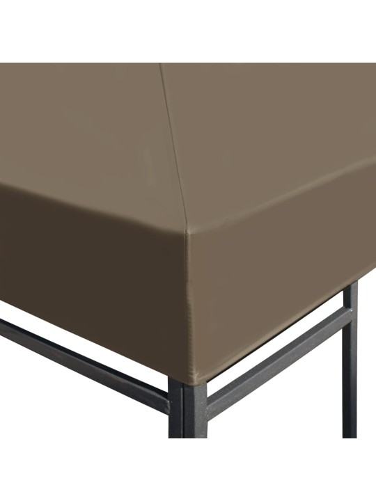 Střecha na altán 310 g/m² 3 x 4 m barva taupe
