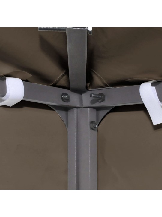 Střecha na altán 310 g/m² 3 x 4 m barva taupe