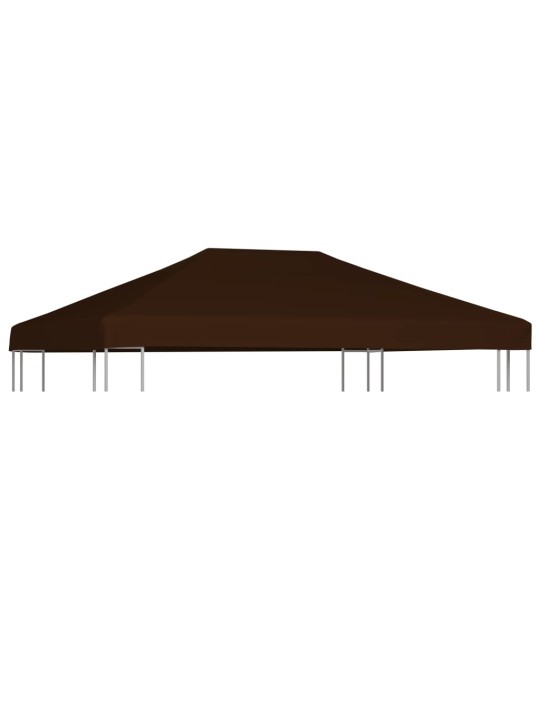 Střecha na altán 310 g/m² 3 x 4 m hnědá
