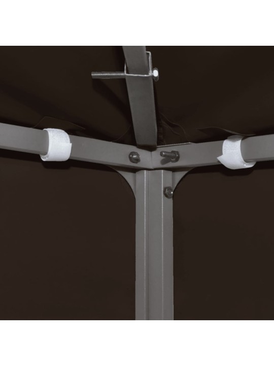 Střecha na altán 310 g/m² 3 x 4 m hnědá