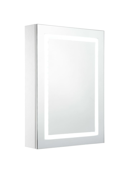 LED koupelnová skříňka se zrcadlem 50 x 13 x 70 cm
