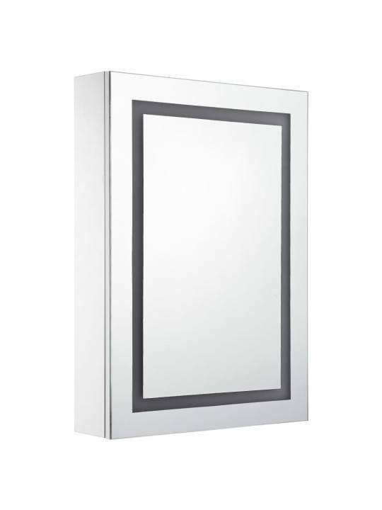 LED koupelnová skříňka se zrcadlem 50 x 13 x 70 cm
