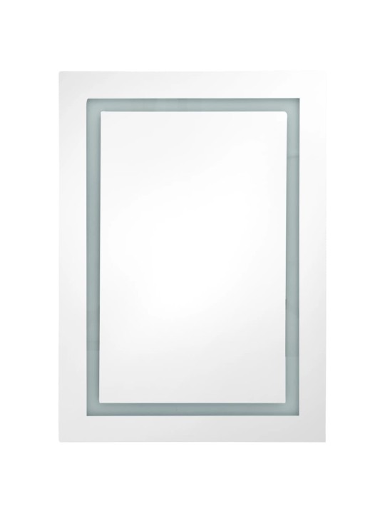 LED koupelnová skříňka se zrcadlem 50 x 13 x 70 cm