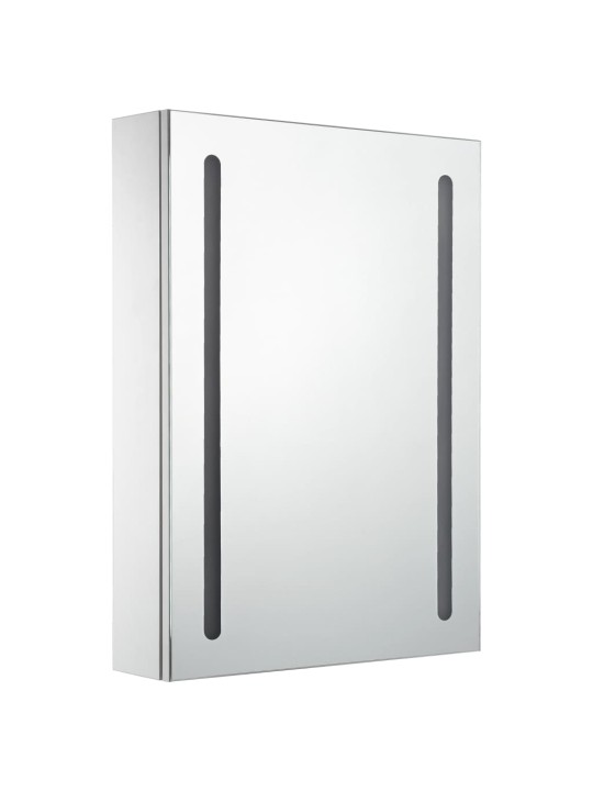 LED koupelnová skříňka se zrcadlem 50 x 13 x 70 cm
