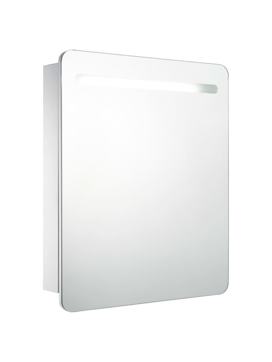 LED koupelnová skříňka se zrcadlem 68 x 9 x 80 cm