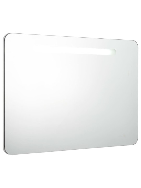 LED koupelnová skříňka se zrcadlem 80 x 9,5 x 55 cm