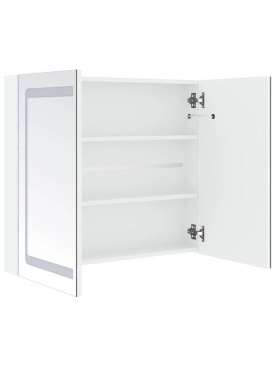 LED koupelnová skříňka se zrcadlem 80 x 12,2 x 68 cm