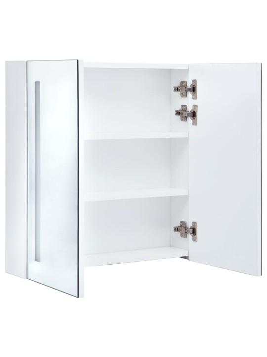 LED koupelnová skříňka se zrcadlem 60 x 14 x 62 cm