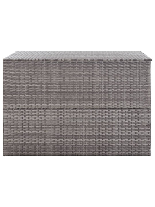 Zahradní úložný box šedý 150 x 100 x 100 cm polyratan