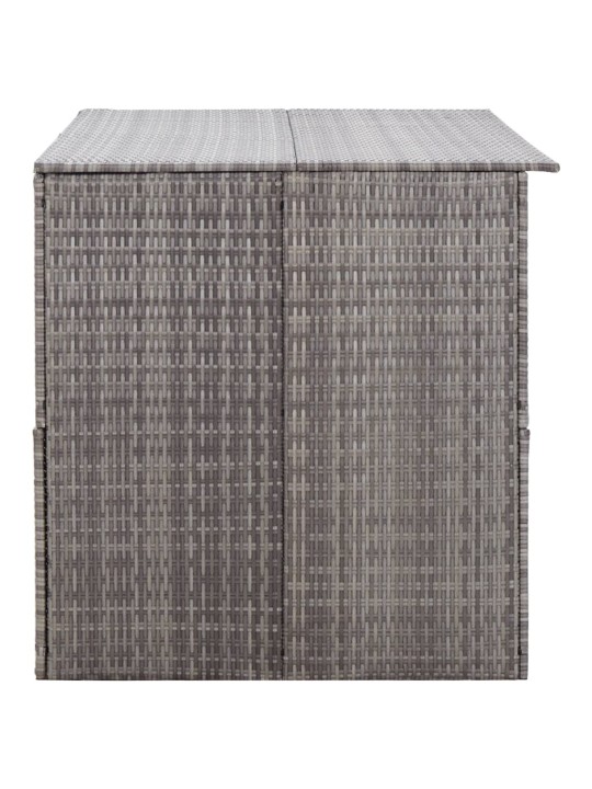 Zahradní úložný box šedý 150 x 100 x 100 cm polyratan