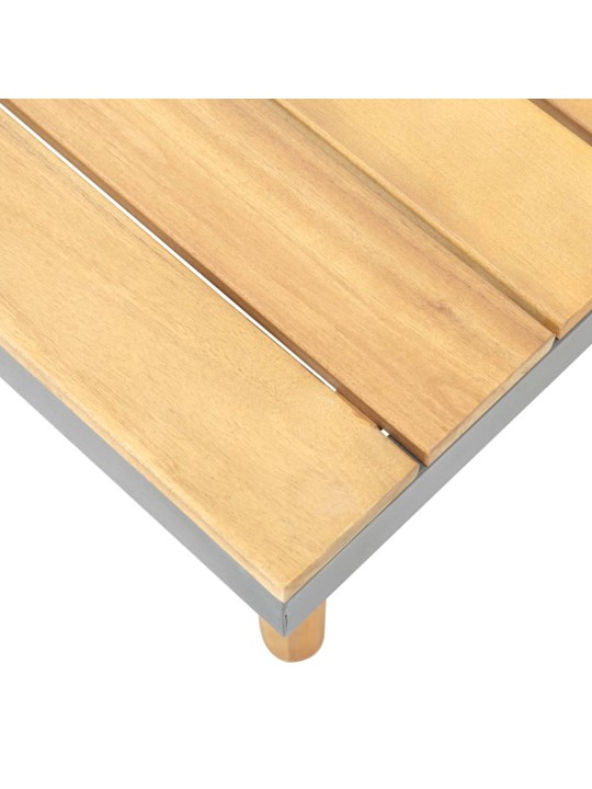 Zahradní konferenční stolek 60 x 60 x 31,5 cm masivní akácie