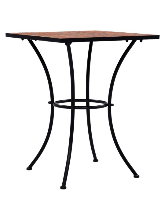 Mozaikový bistro stolek terakotový 60 cm keramika