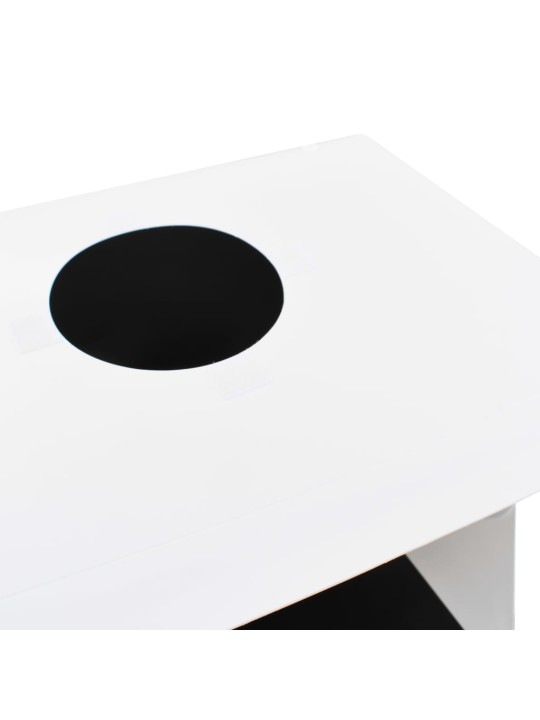 Skládací LED softbox pro foto studio 40 x 34 x 37 cm plast bílý