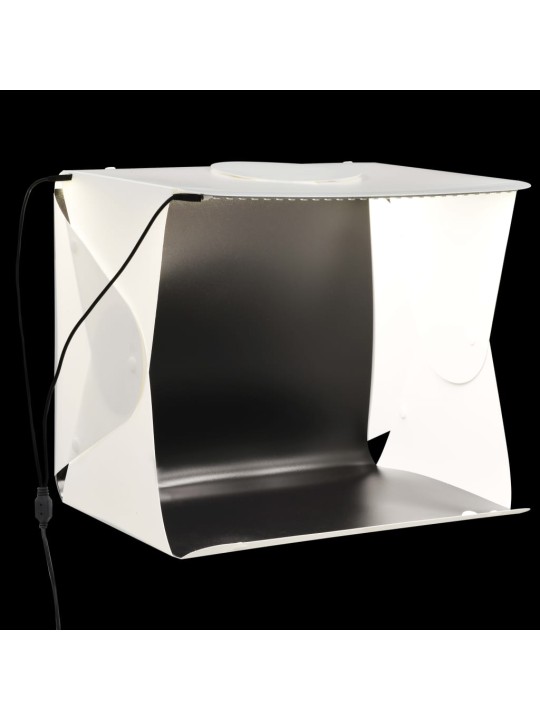 Skládací LED softbox pro foto studio 40 x 34 x 37 cm plast bílý