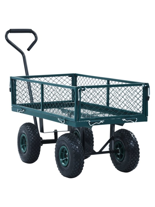 Zahradní ruční vozík zelený 250 kg
