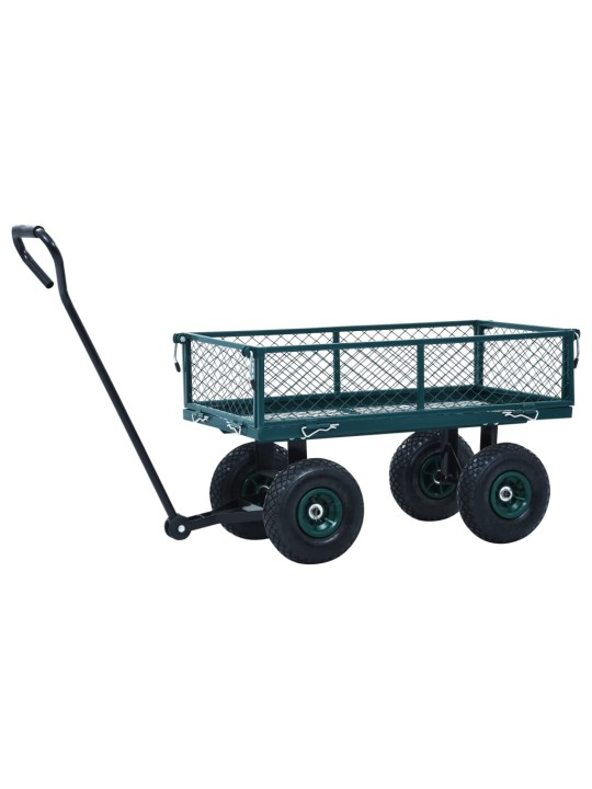 Zahradní ruční vozík zelený 250 kg