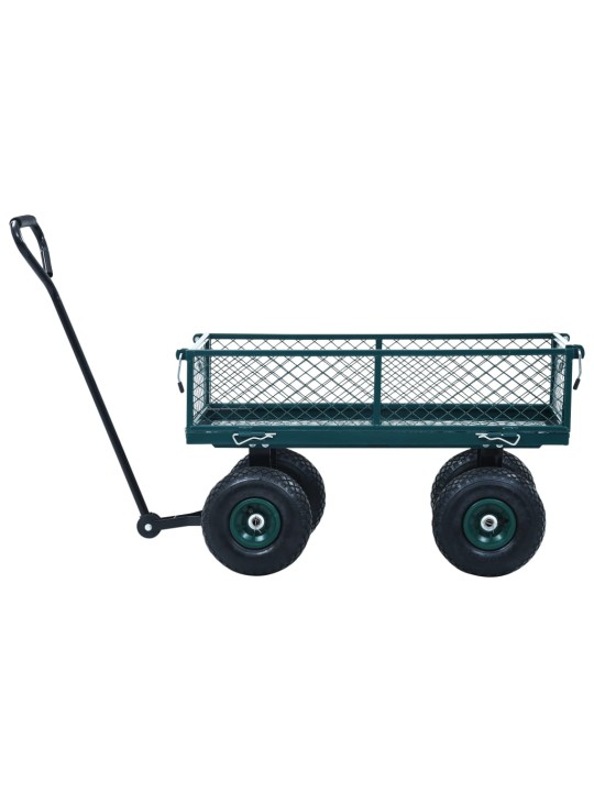 Zahradní ruční vozík zelený 250 kg