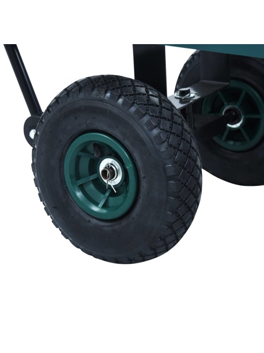 Zahradní ruční vozík zelený 250 kg