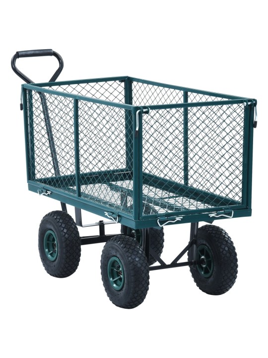 Zahradní ruční vozík zelený 350 kg