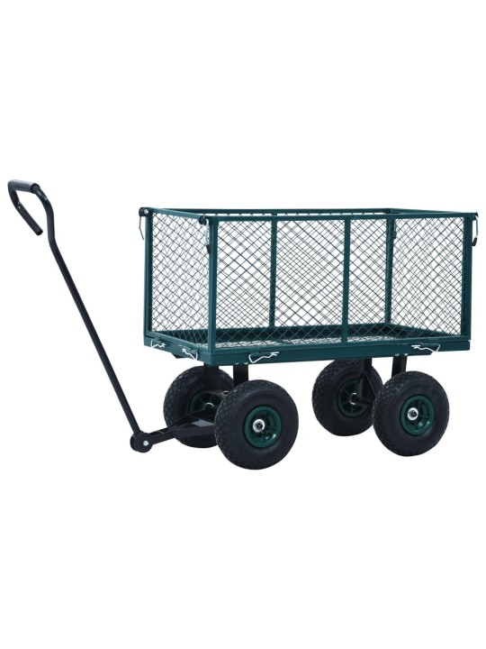 Zahradní ruční vozík zelený 350 kg
