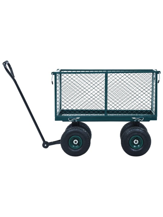 Zahradní ruční vozík zelený 350 kg