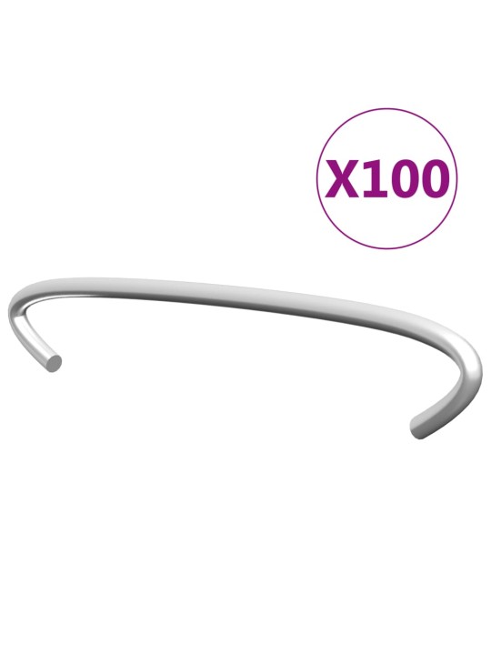 Gabionová táhla 100 ks pozinkovaná ocel 10 cm