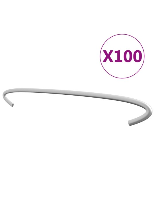 Gabionová táhla 100 ks pozinkovaná ocel 30 cm