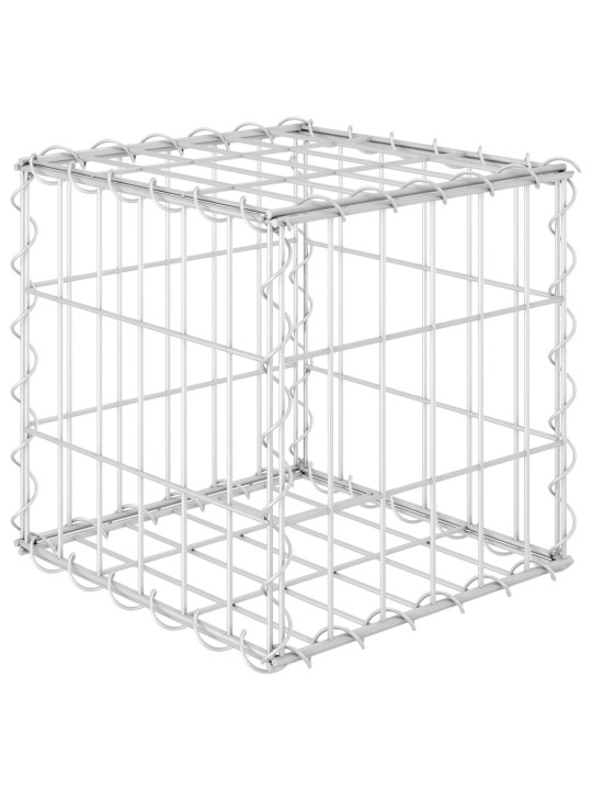 Gabionový vyvýšený záhon krychle ocelový drát 30 x 30 x 30 cm