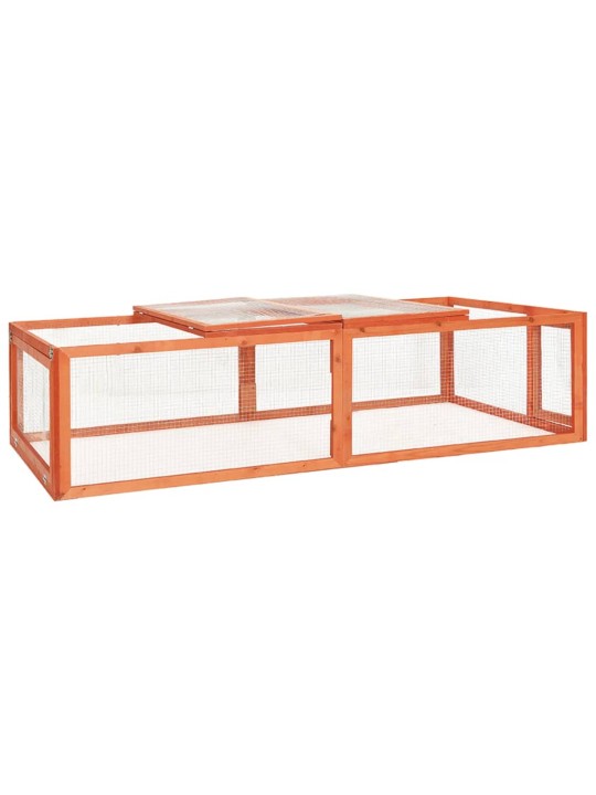 Králíkárna 183 x 90 x 46,5 cm masivní jedlové dřevo