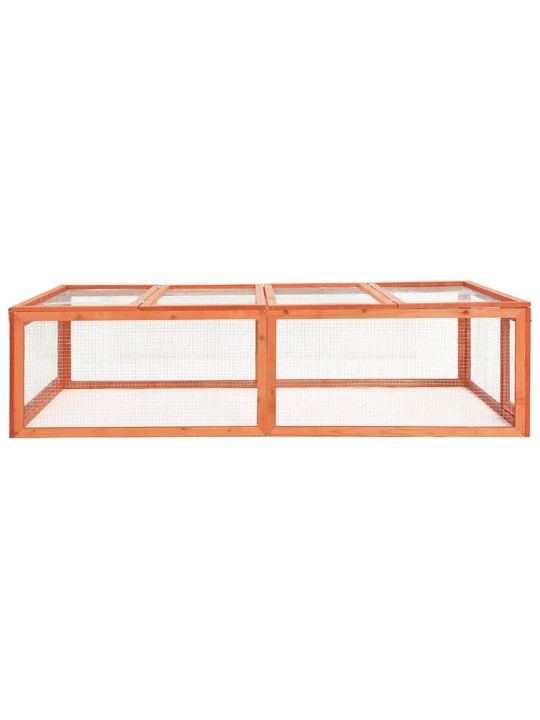 Králíkárna 183 x 90 x 46,5 cm masivní jedlové dřevo