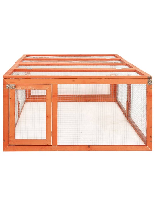 Králíkárna 183 x 90 x 46,5 cm masivní jedlové dřevo