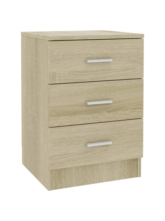 Noční stolky 2 ks dub sonoma 38 x 35 x 56 cm kompozitní dřevo