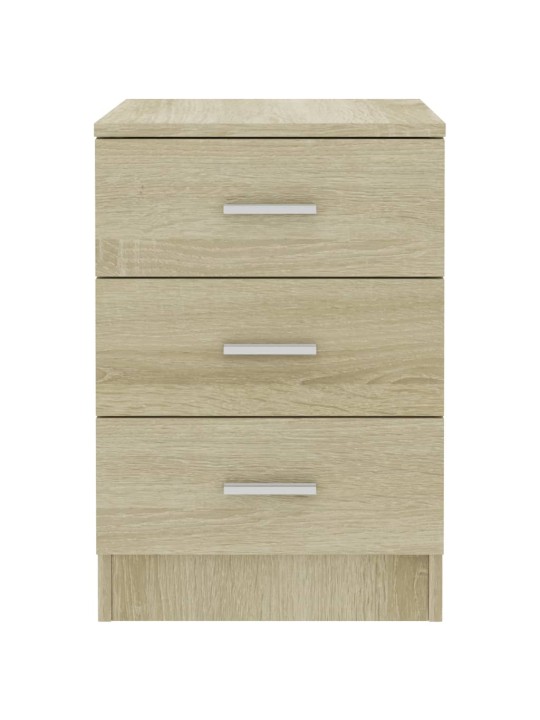 Noční stolky 2 ks dub sonoma 38 x 35 x 56 cm kompozitní dřevo