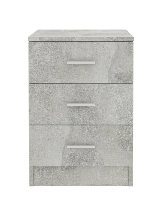 Noční stolky 2 ks betonově šedé 38x35x56 cm kompozitní dřevo